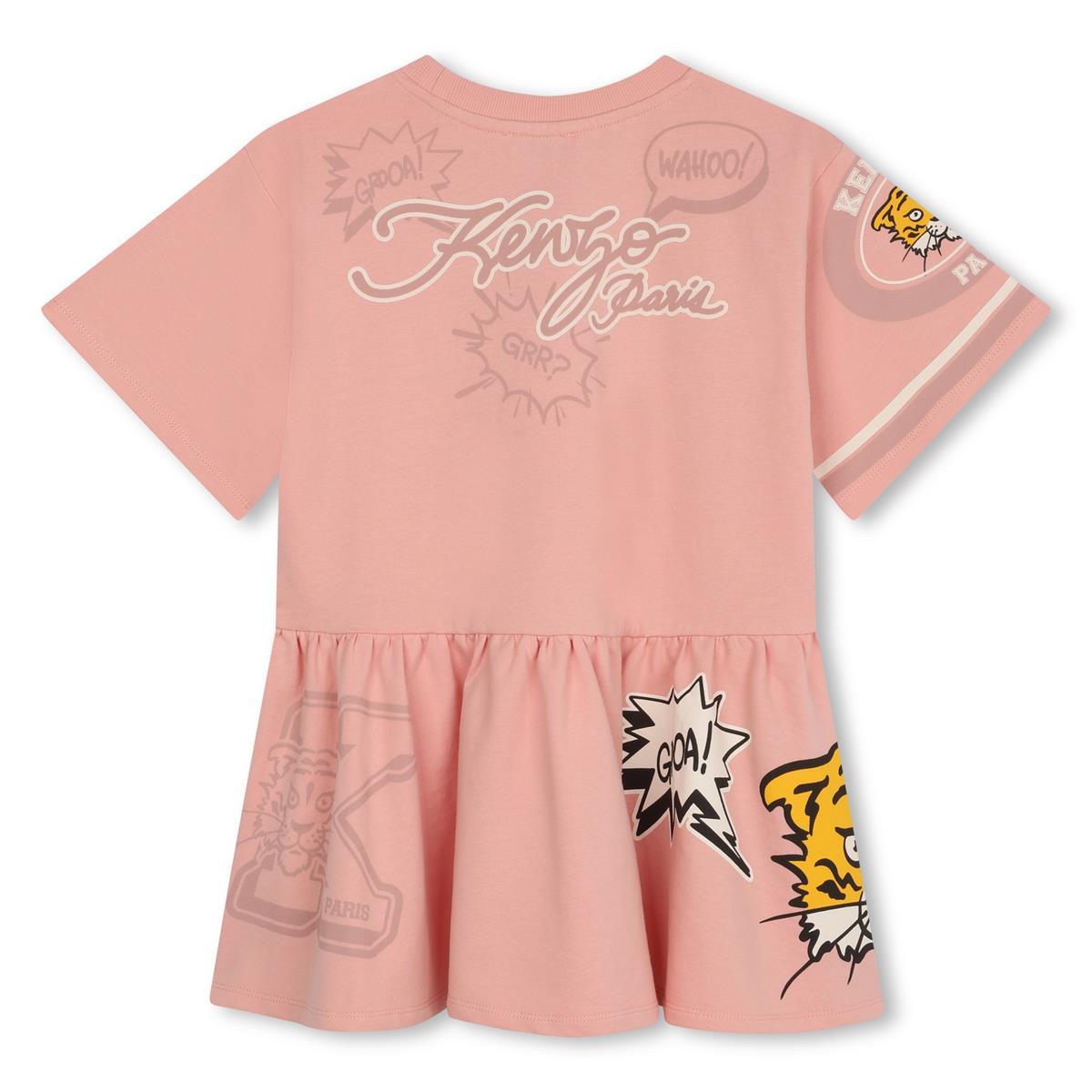 Baby Girls Pink Cotton Dress