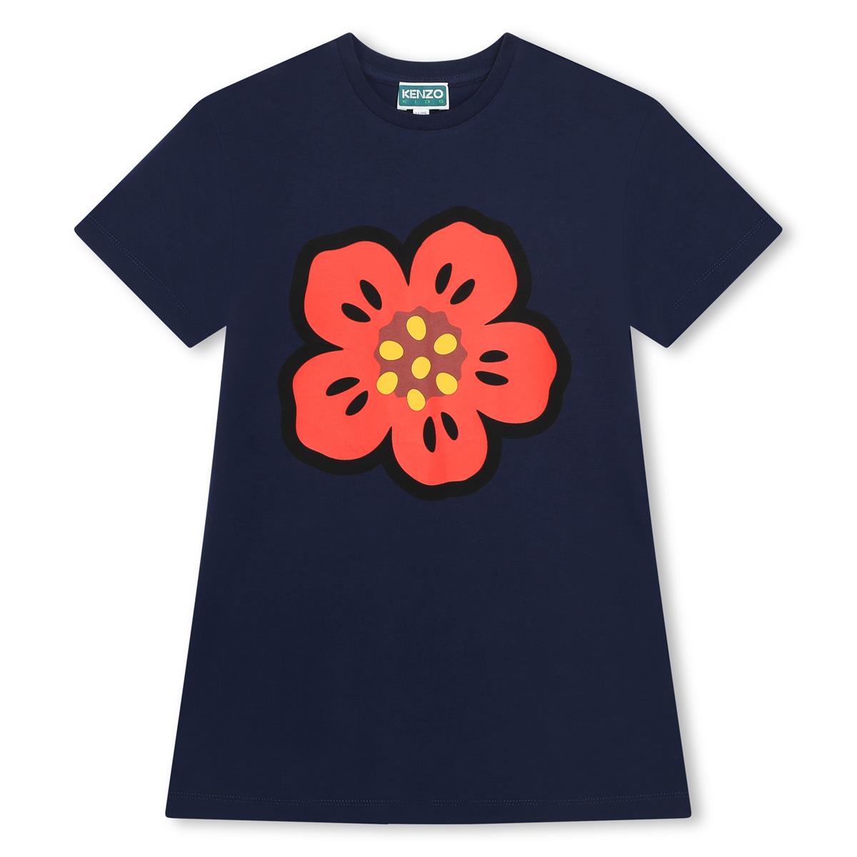 Girls Blue Cotton Dress