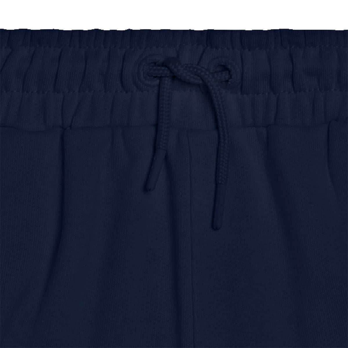 Girls Dark Blue Cotton Shorts