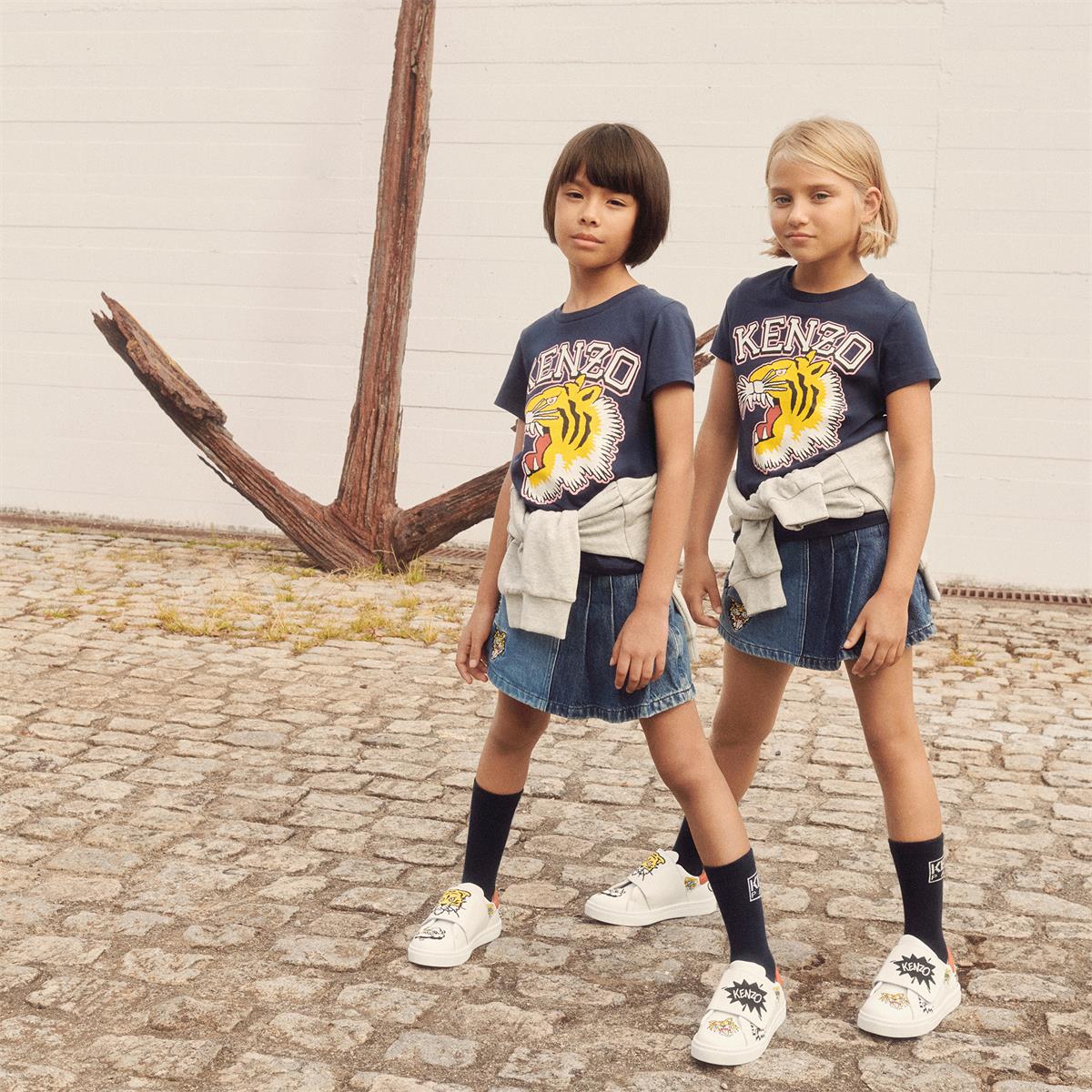 Girls Blue Denim Shorts
