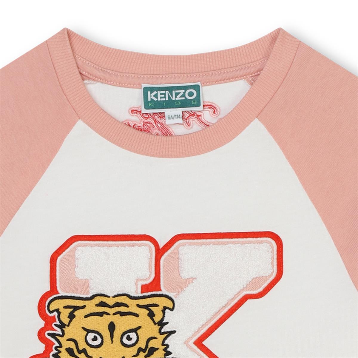 Girls White Cotton T-Shirt