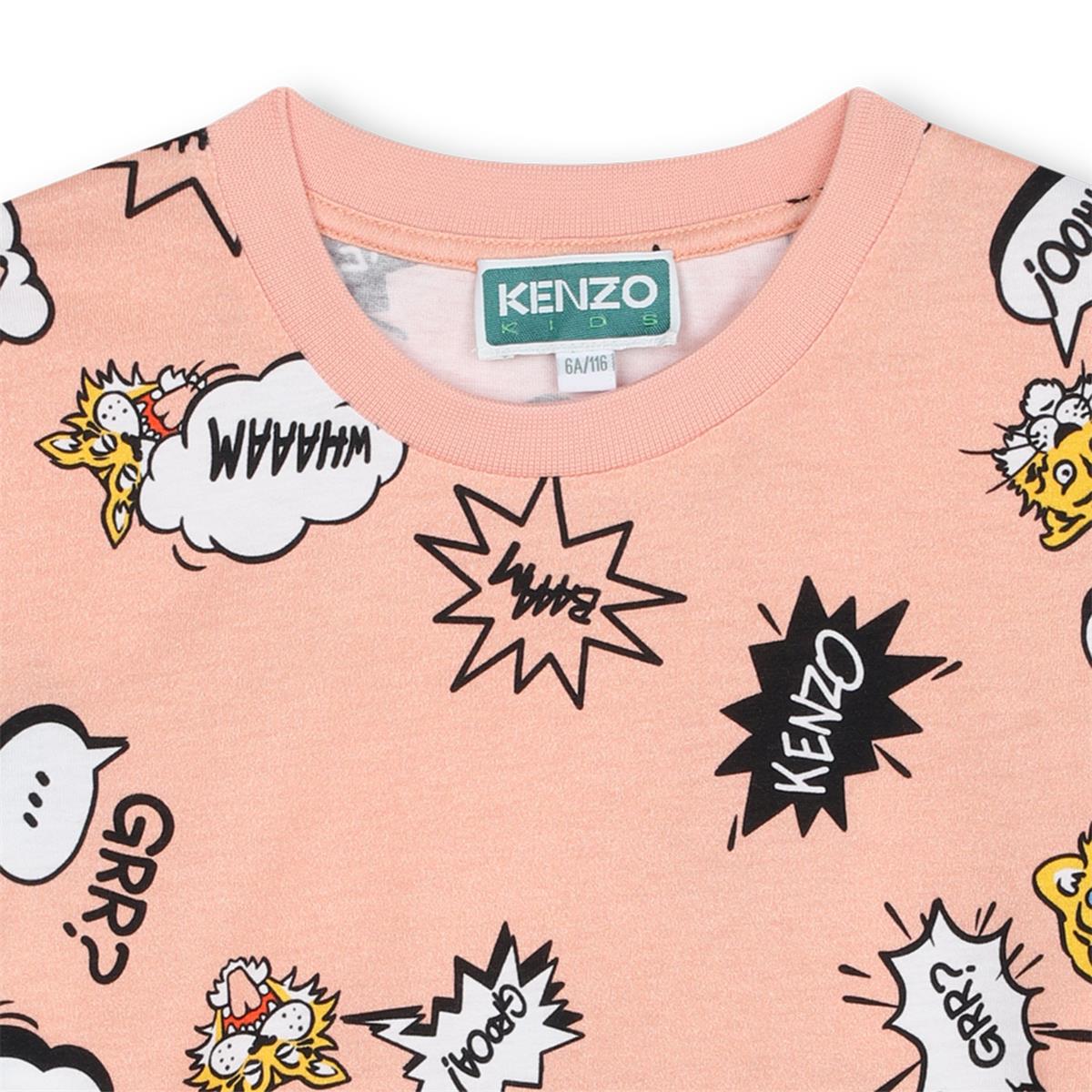 Girls Pink Cotton T-Shirt
