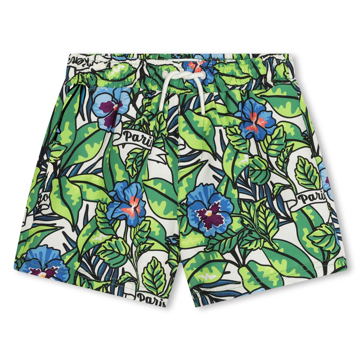 Boys Green Swim Shorts