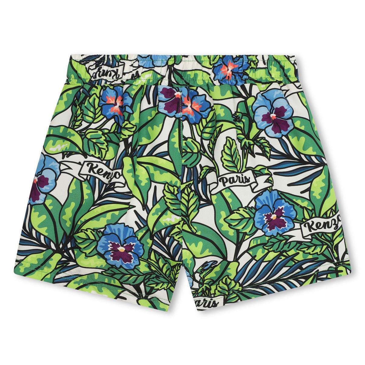 Boys Green Swim Shorts