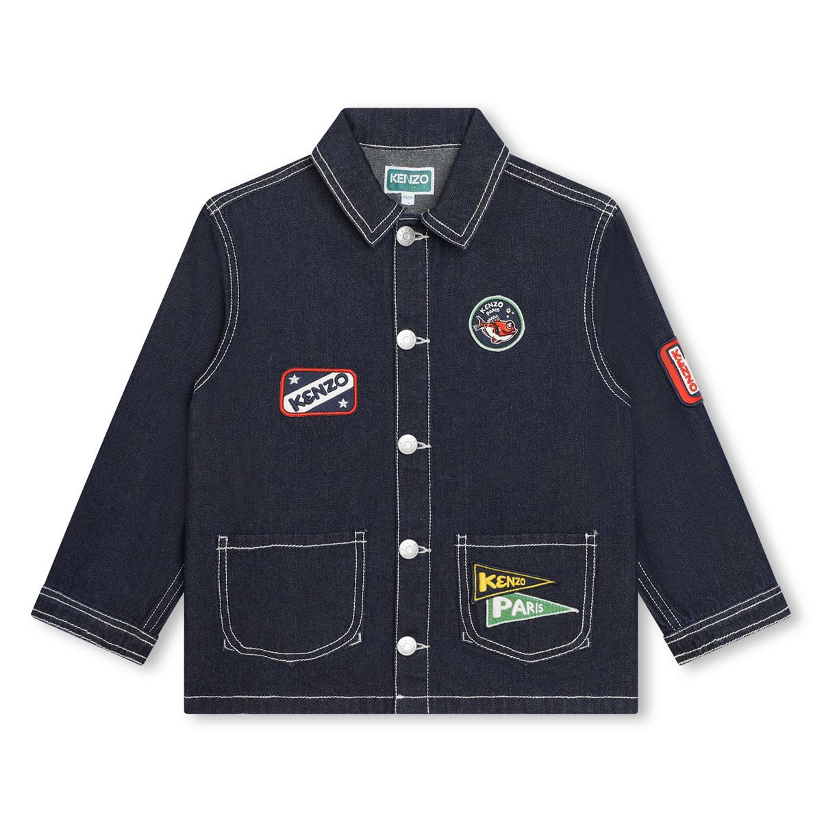 Boys Navy Denim Jacket