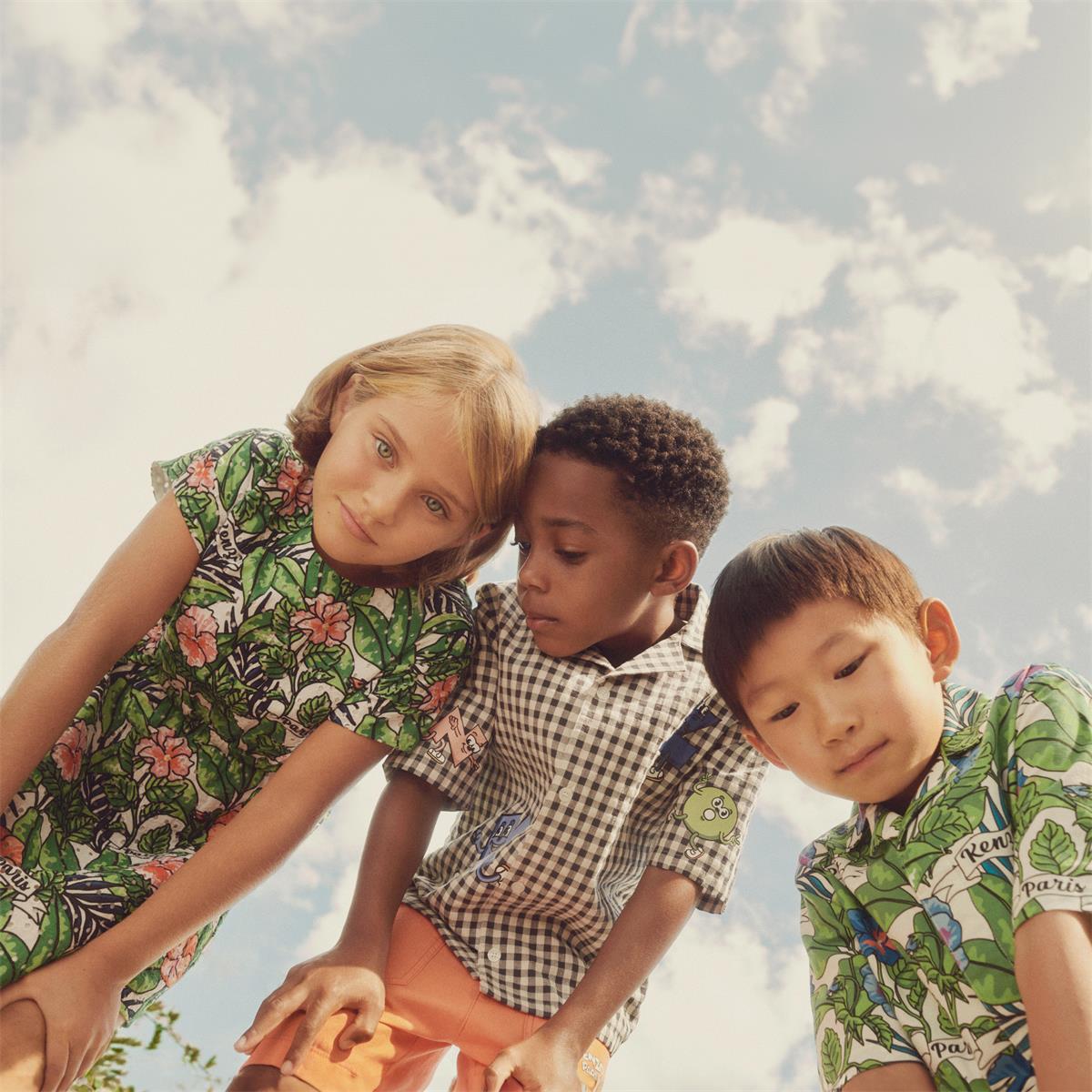 Boys Green Cotton Shirt