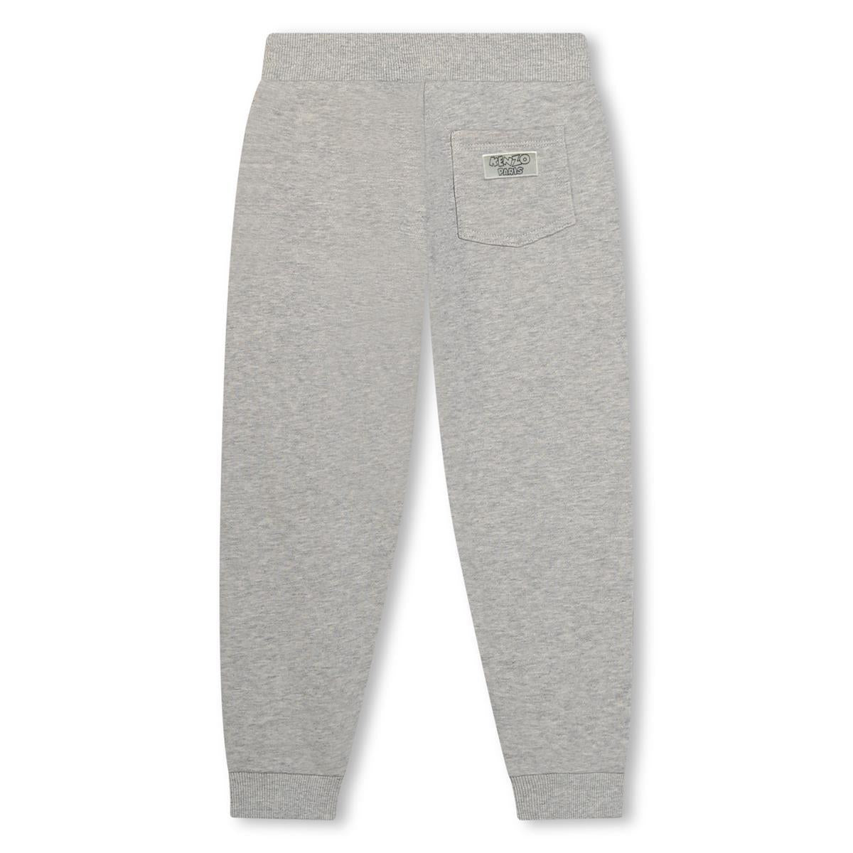 Boys Grey Cotton Trousers