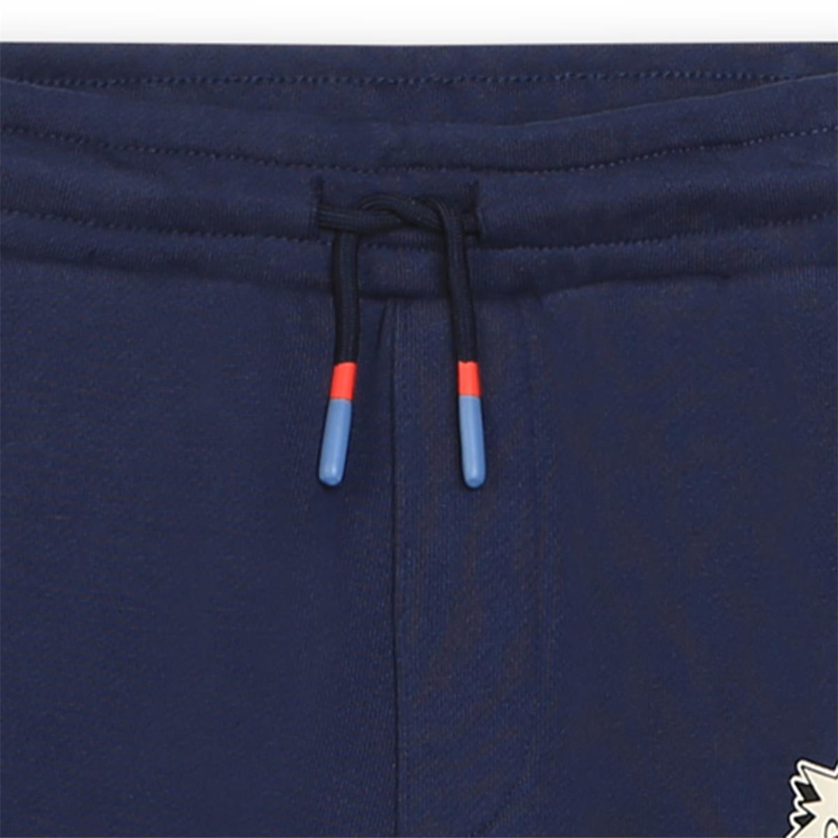 Boys Navy Cotton Trousers