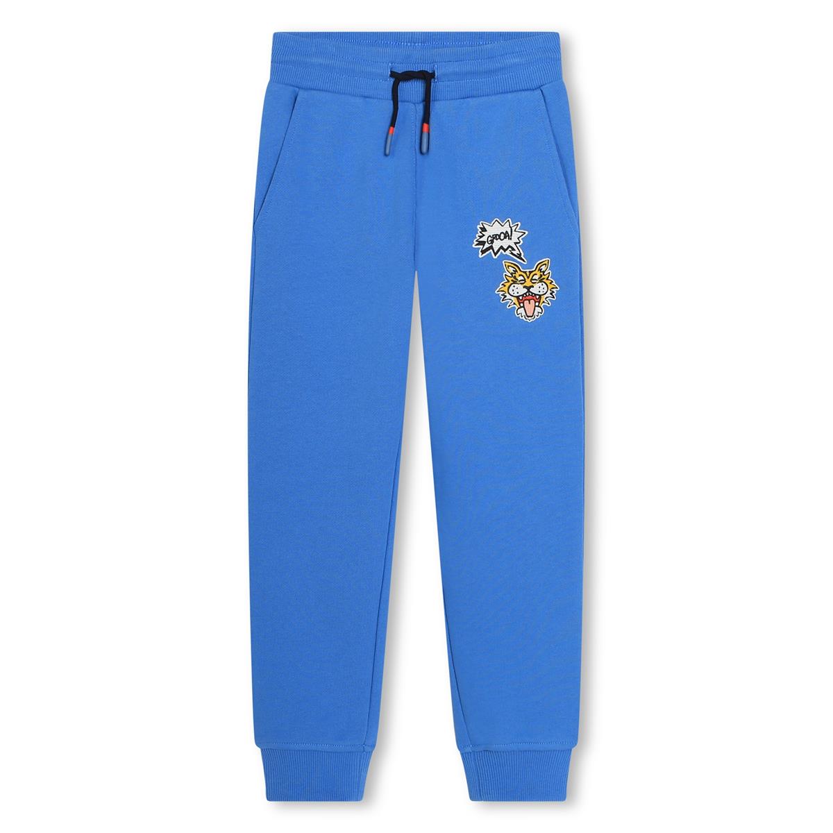 Boys Blue Cotton Trousers