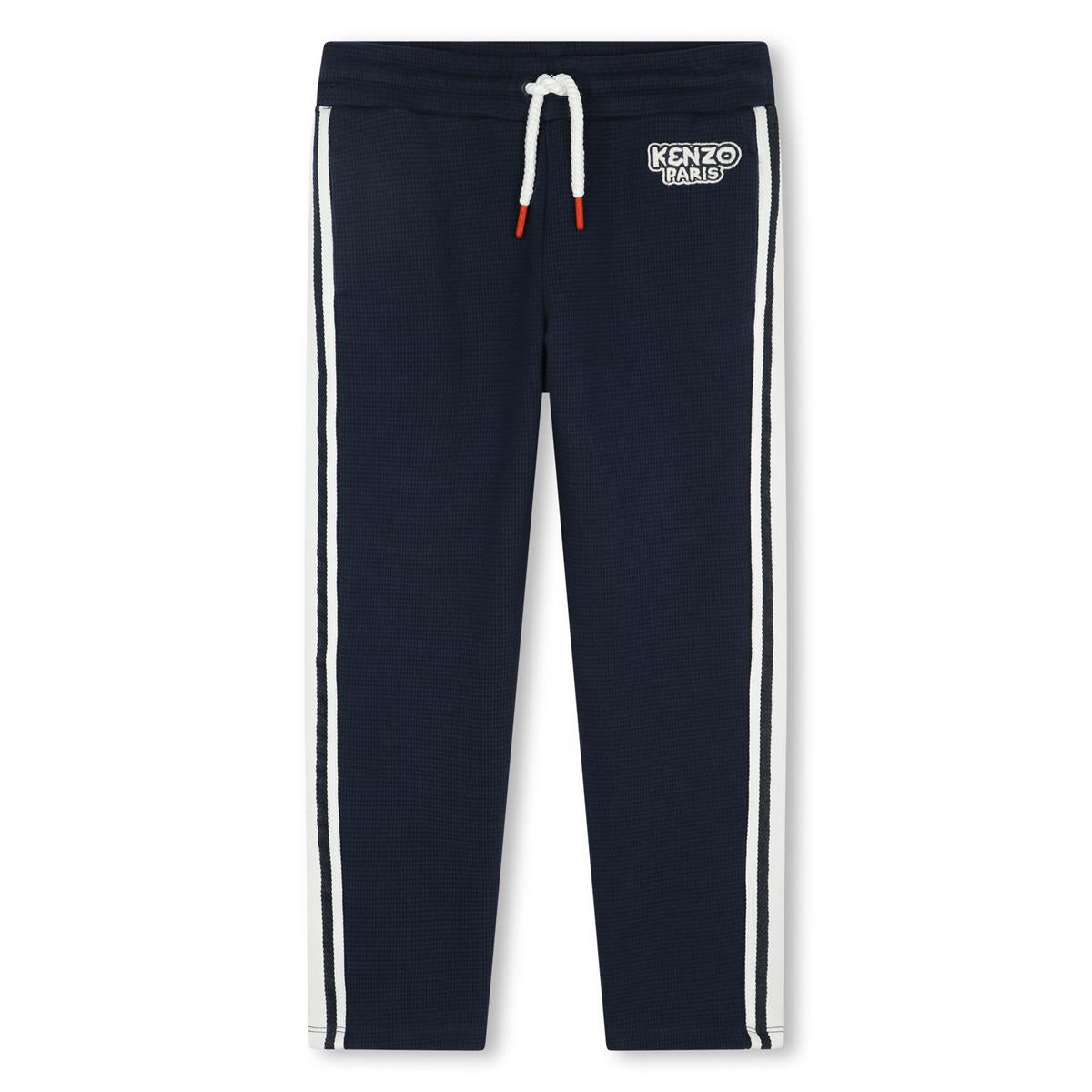 Boys Dark Blue Cotton Trousers