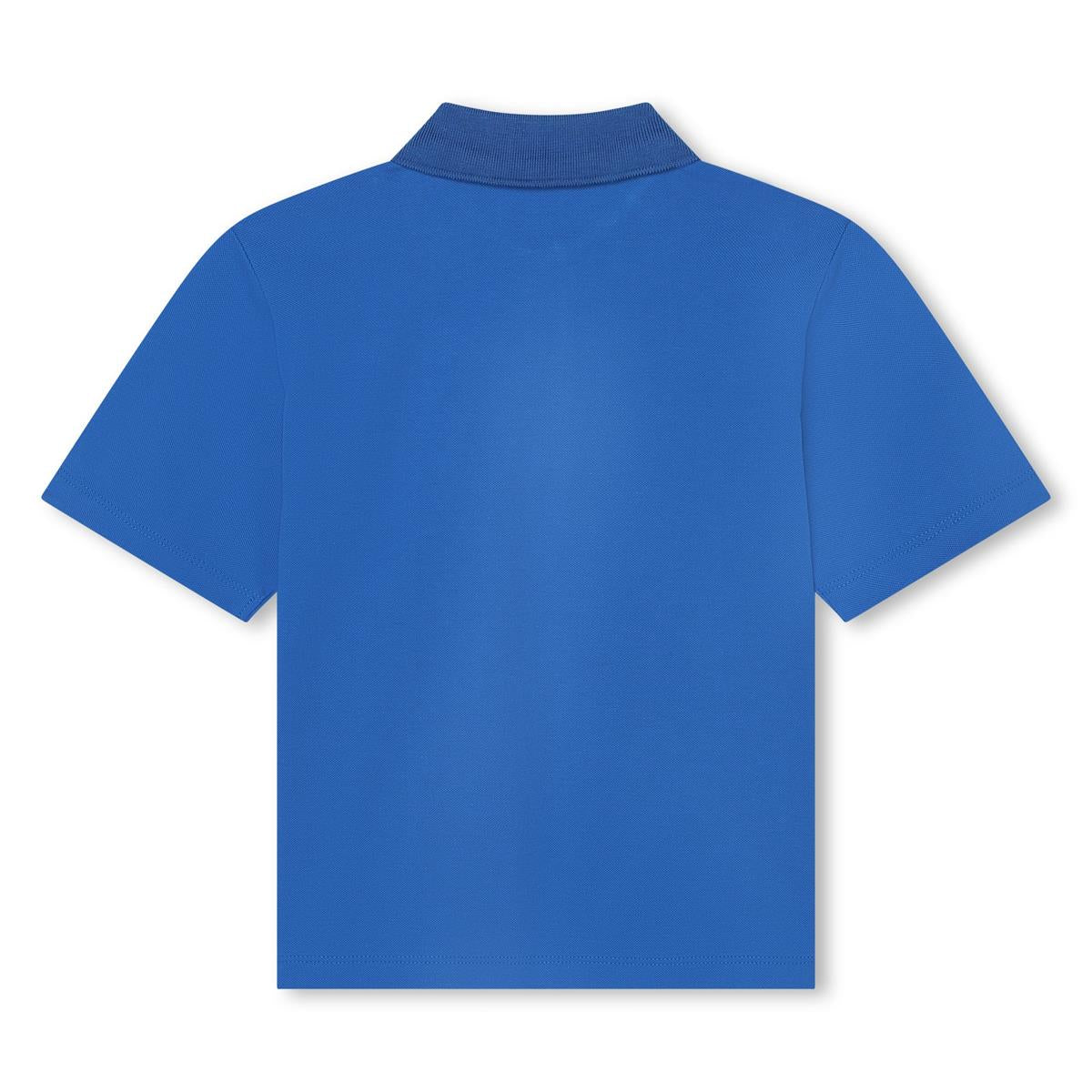 Boys Blue Cotton Polo Shirt