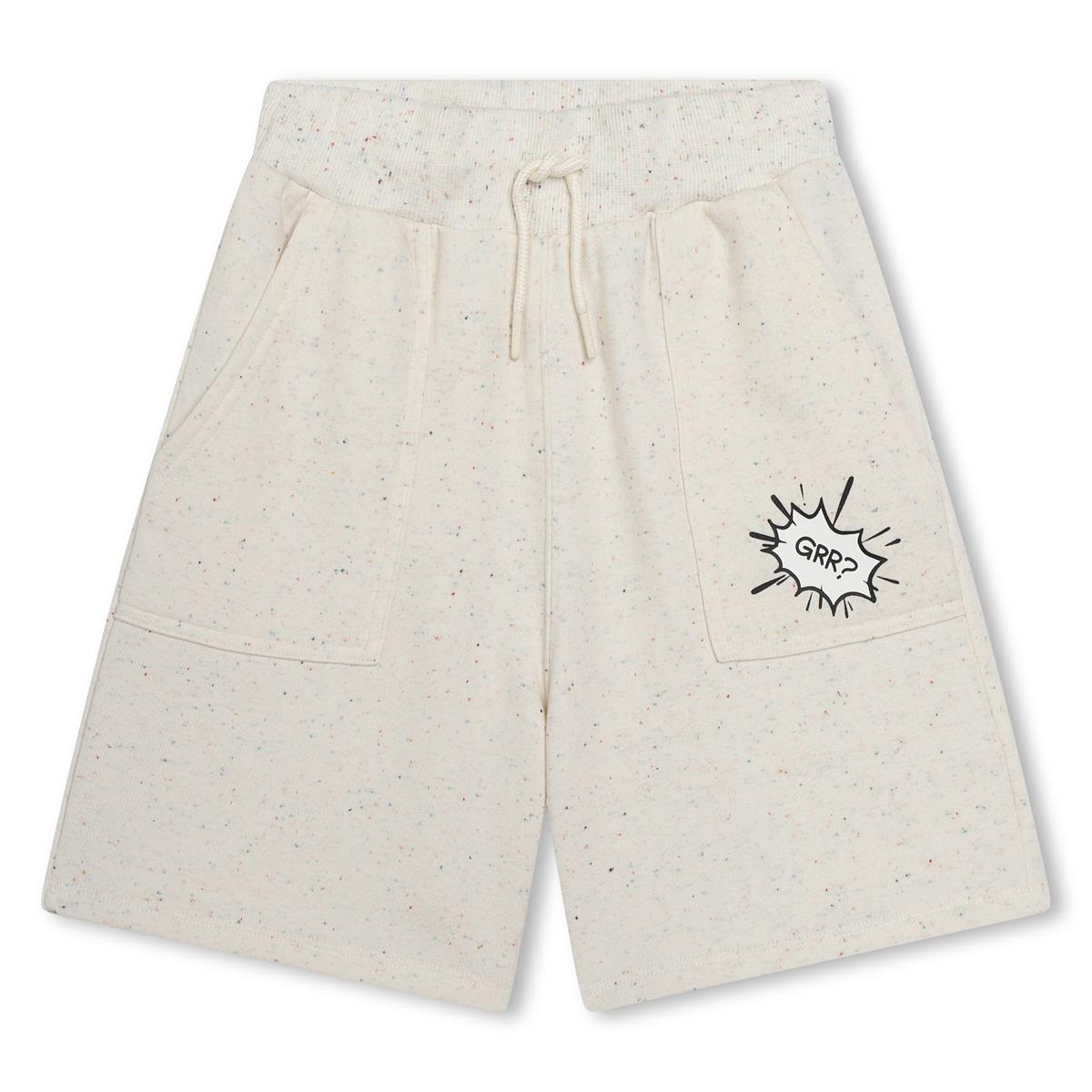 Boys Beige Cotton Shorts