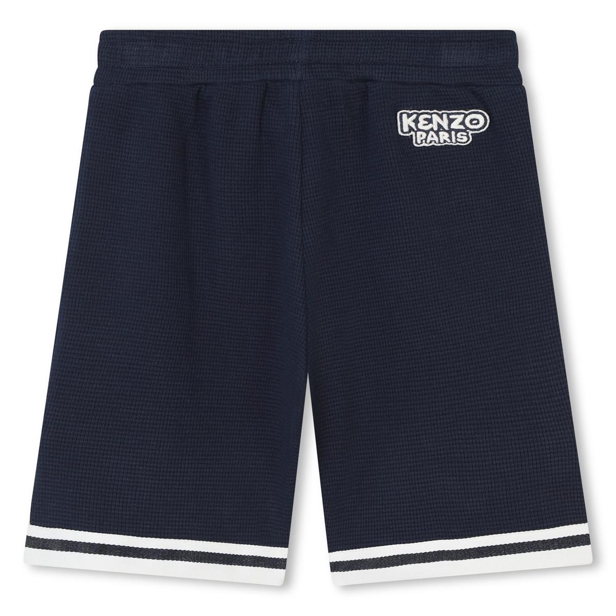 Boys Blue Cotton Shorts