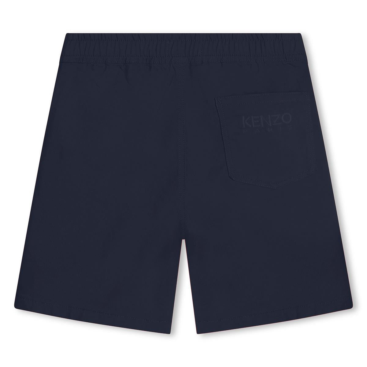 Boys & Girls Navy Cotton Shorts