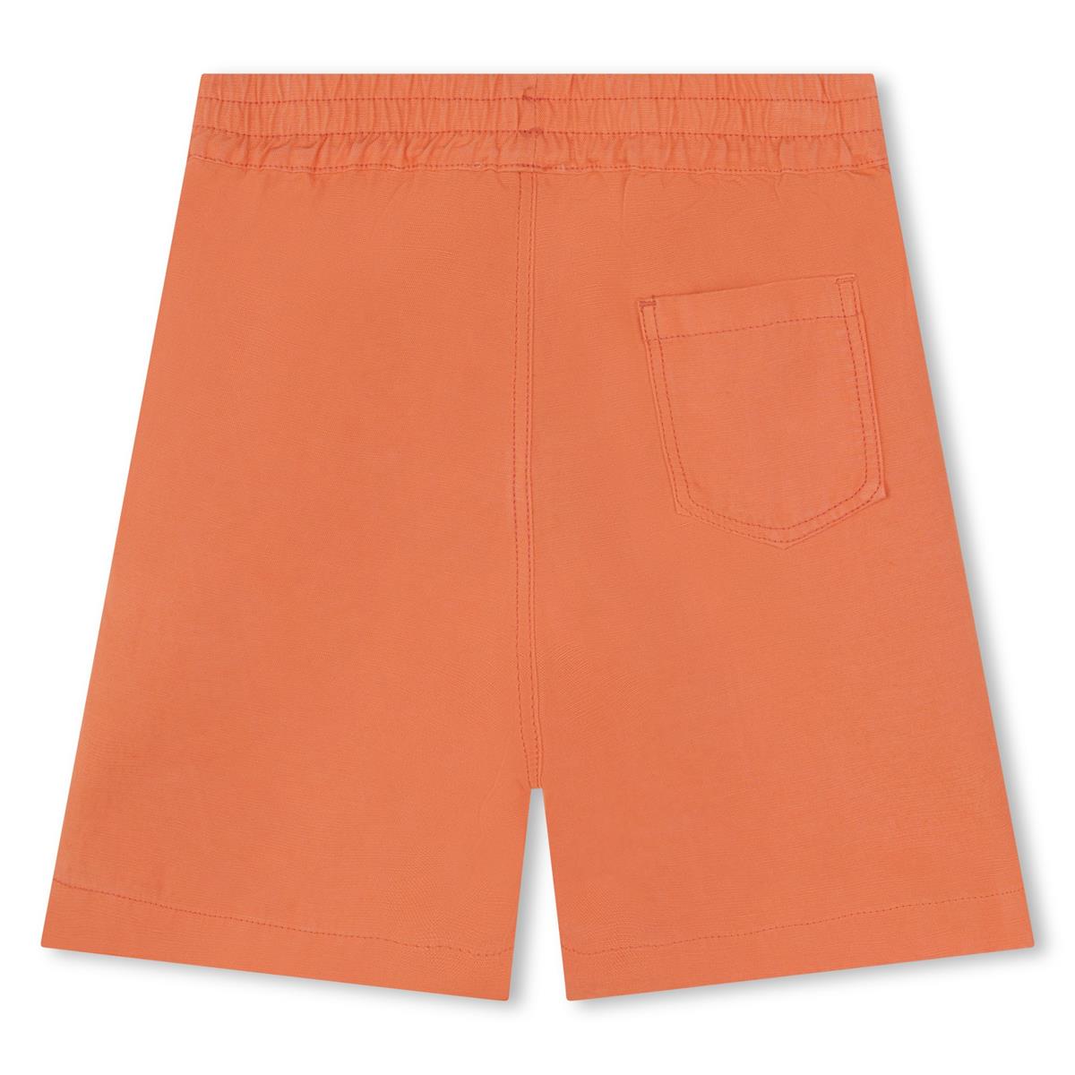 Boys & Girls Orange Cotton Shorts