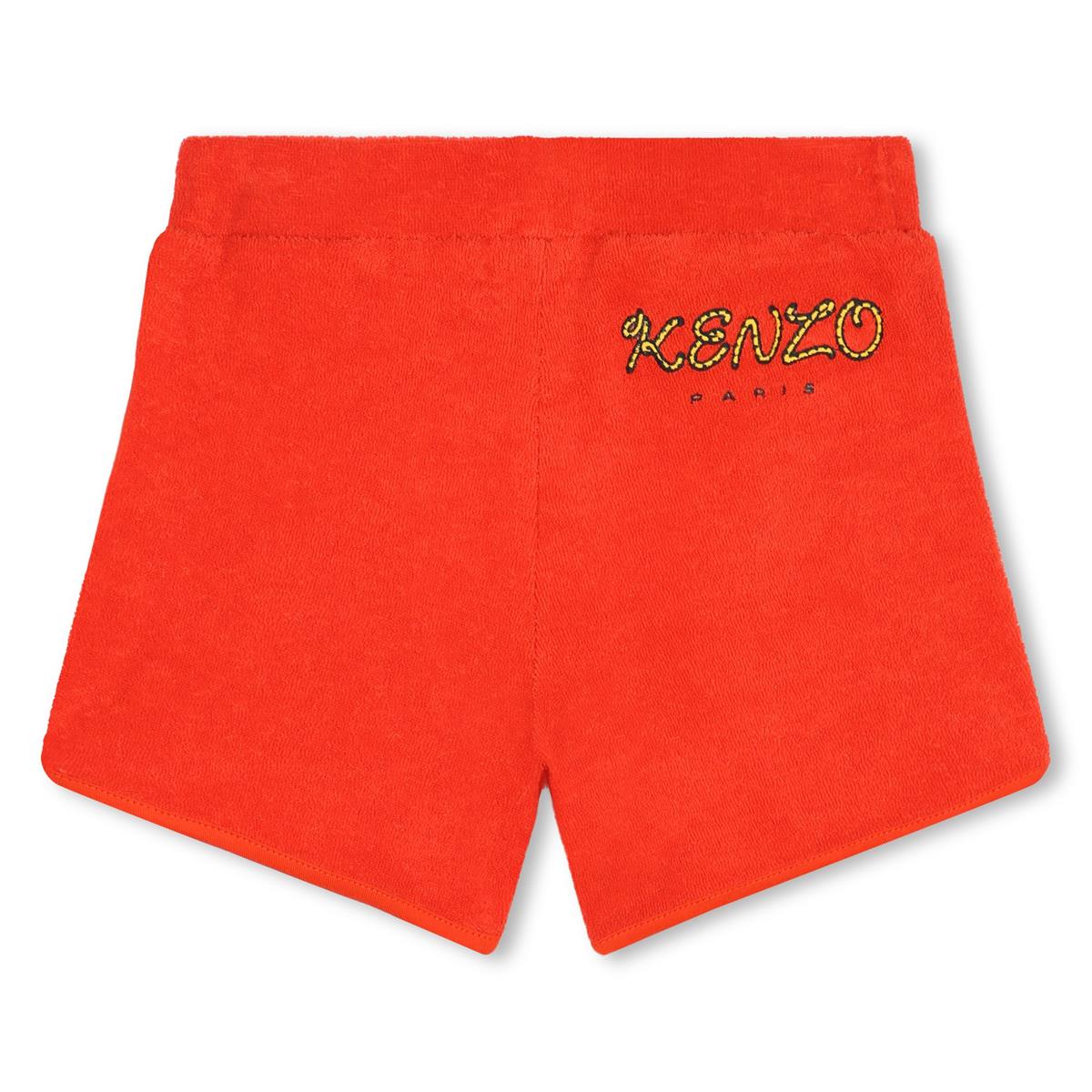 Boys Red Cotton Shorts