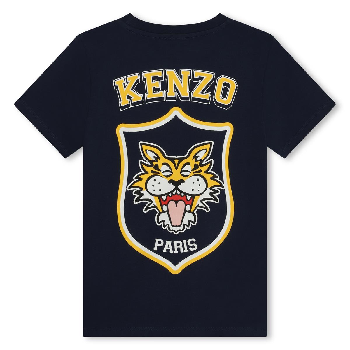 Boys Navy Cotton T-Shirt