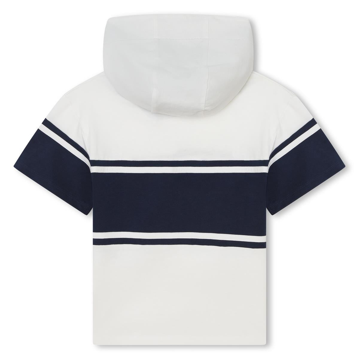 Boys White Cotton T-Shirt