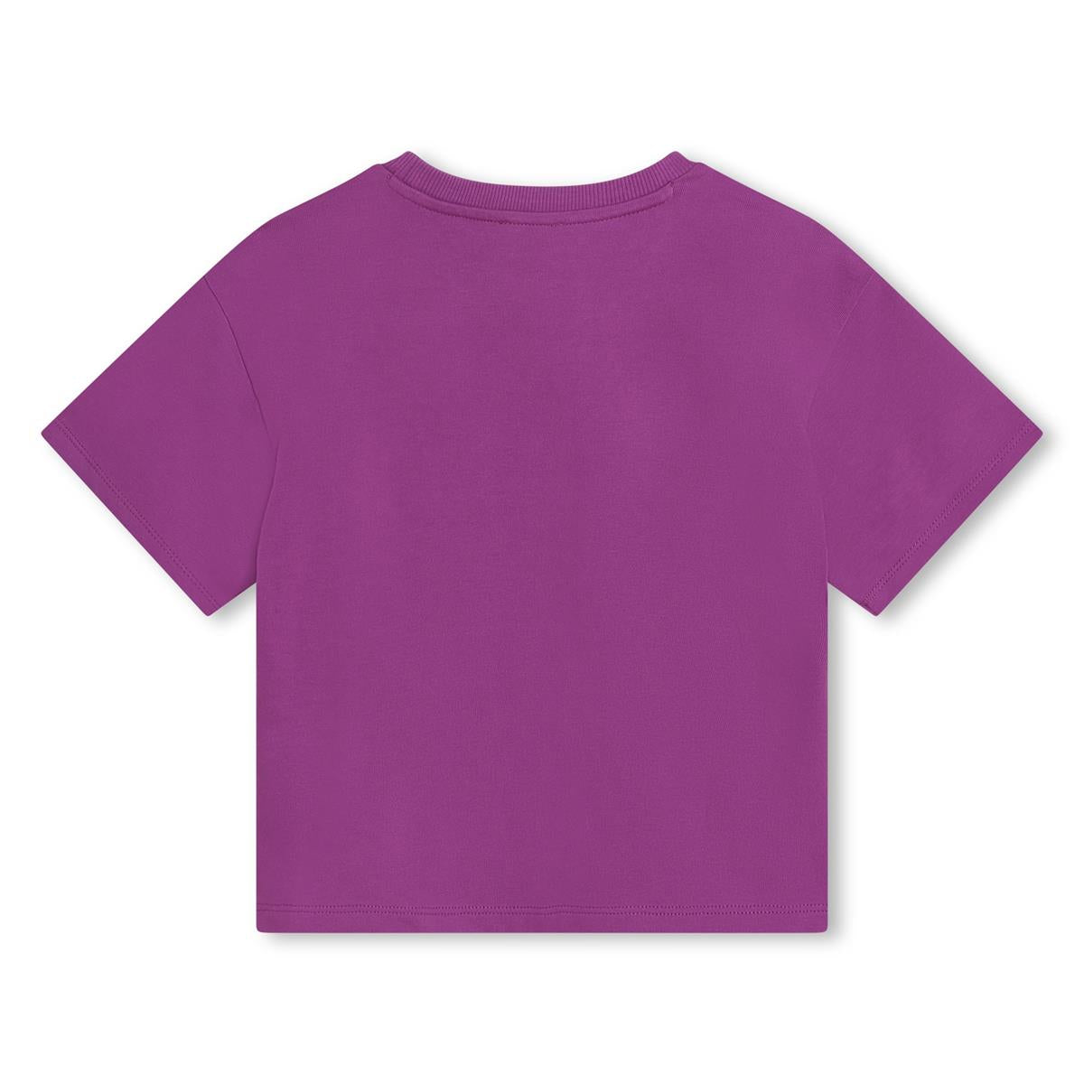 Boys & Girls Purple Cotton T-Shirt