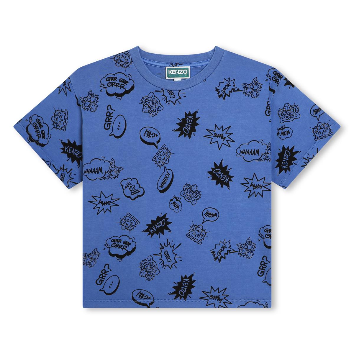Boys Blue Cotton T-Shirt