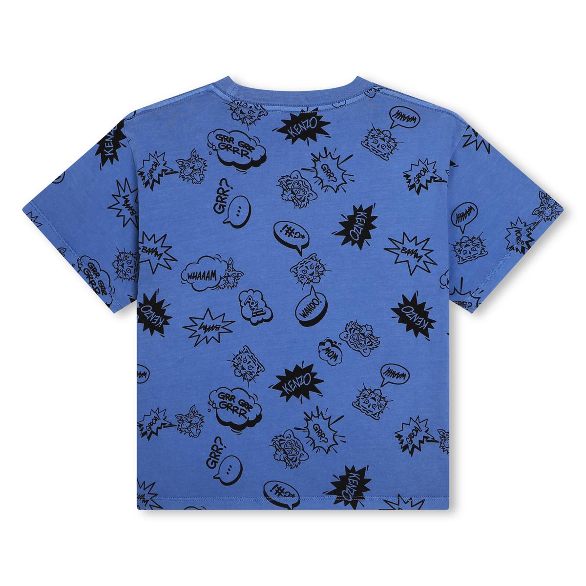 Boys Blue Cotton T-Shirt