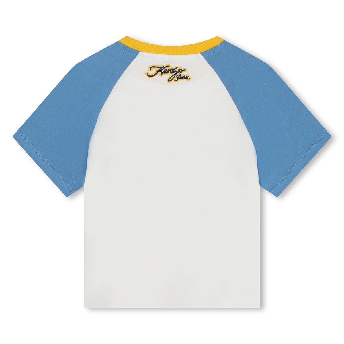 Boys White Cotton T-Shirt