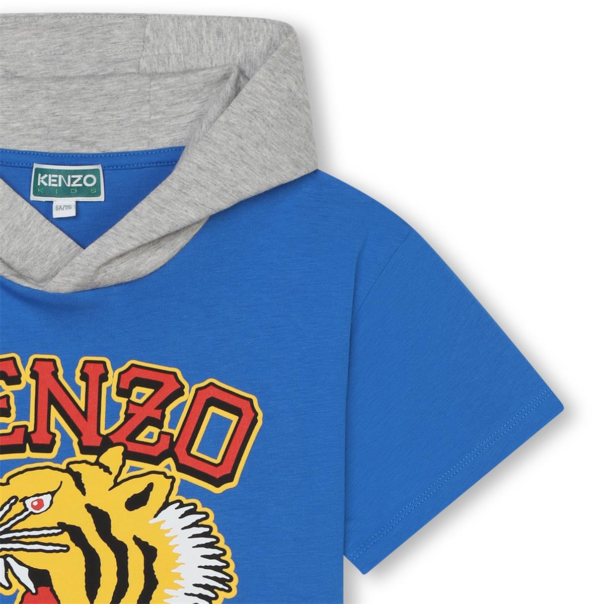 Boys Blue Cotton T-Shirt