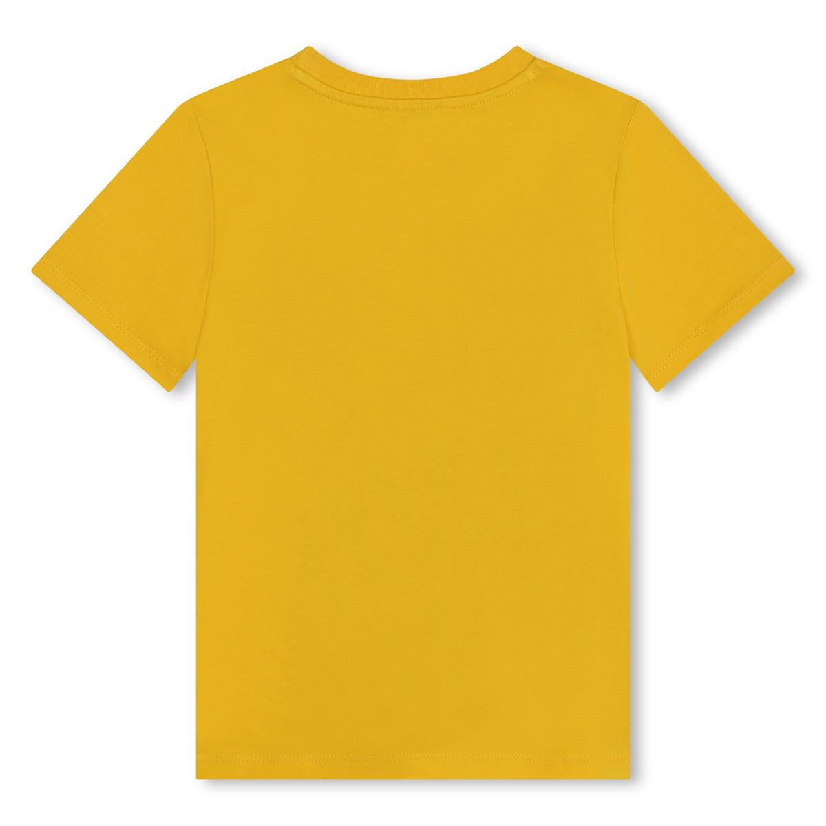 Boys Yellow Cotton T-Shirt