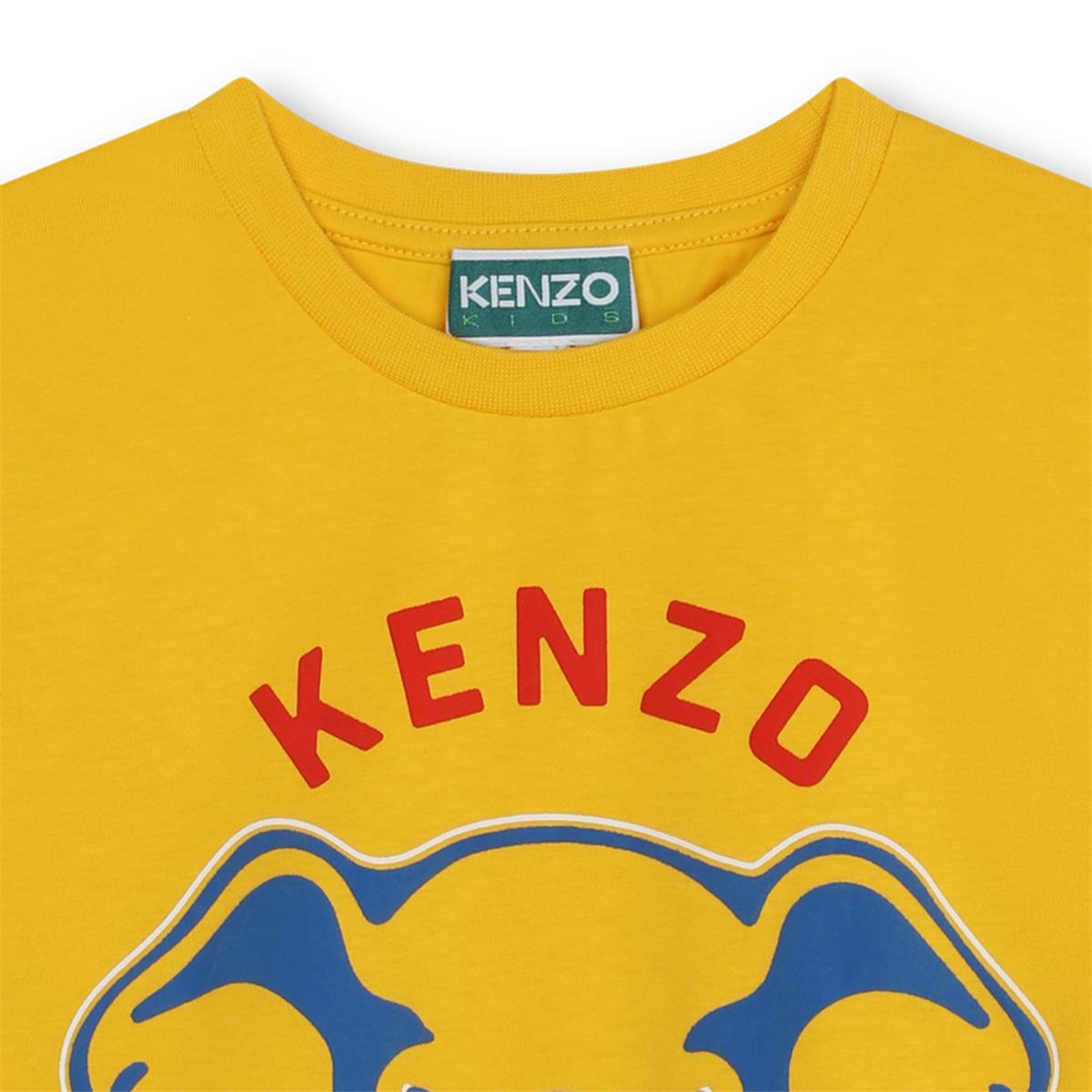 Boys Yellow Cotton T-Shirt