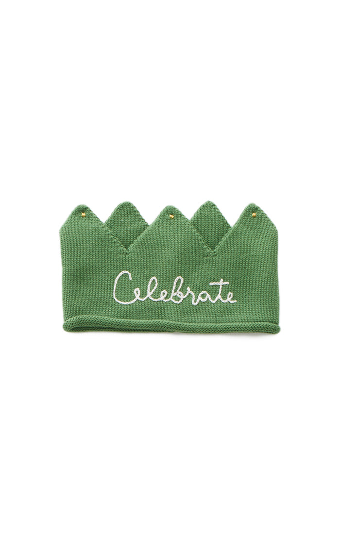 Boys & Girls Green Cotton Crown