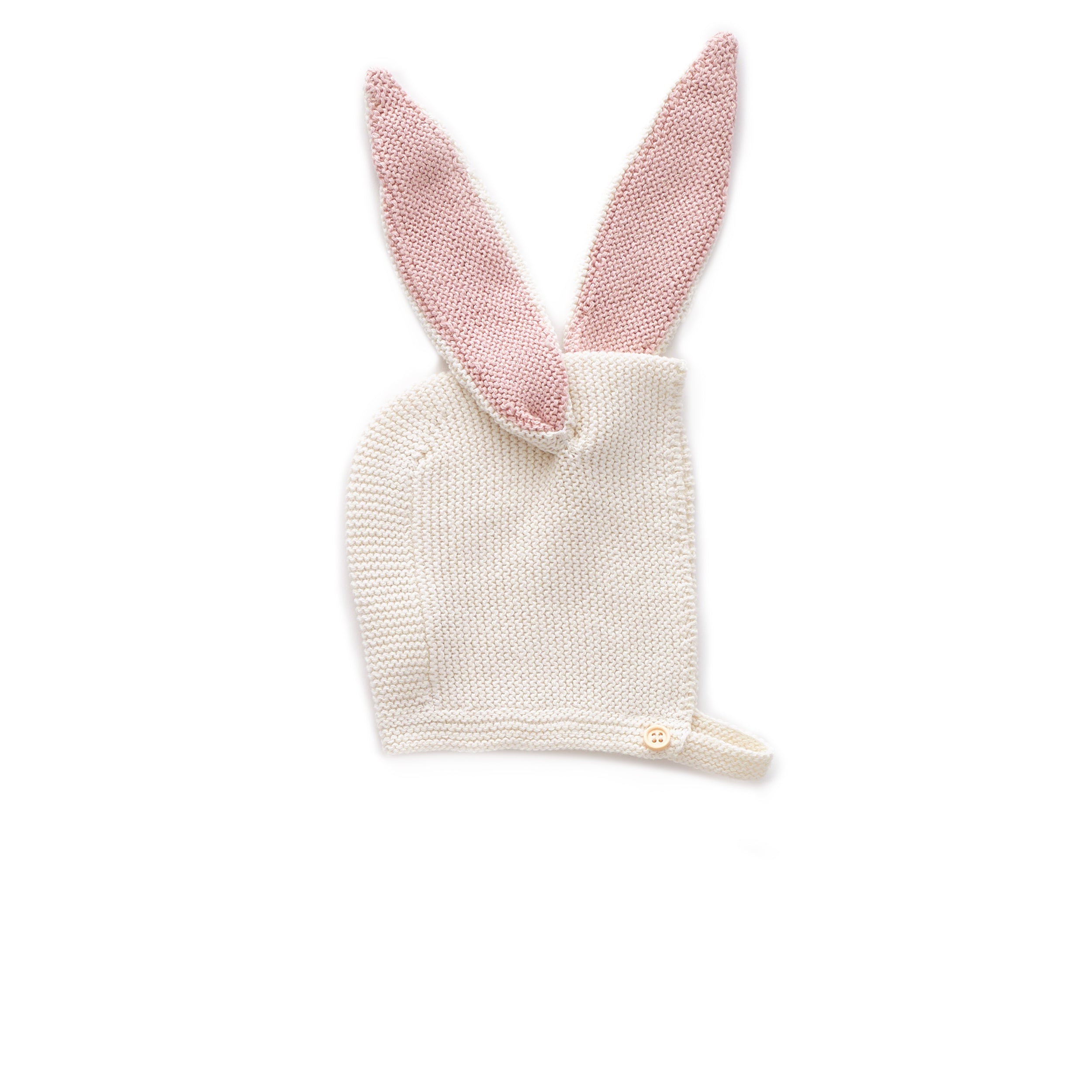 Baby Girls White Bunny Cotton Hat