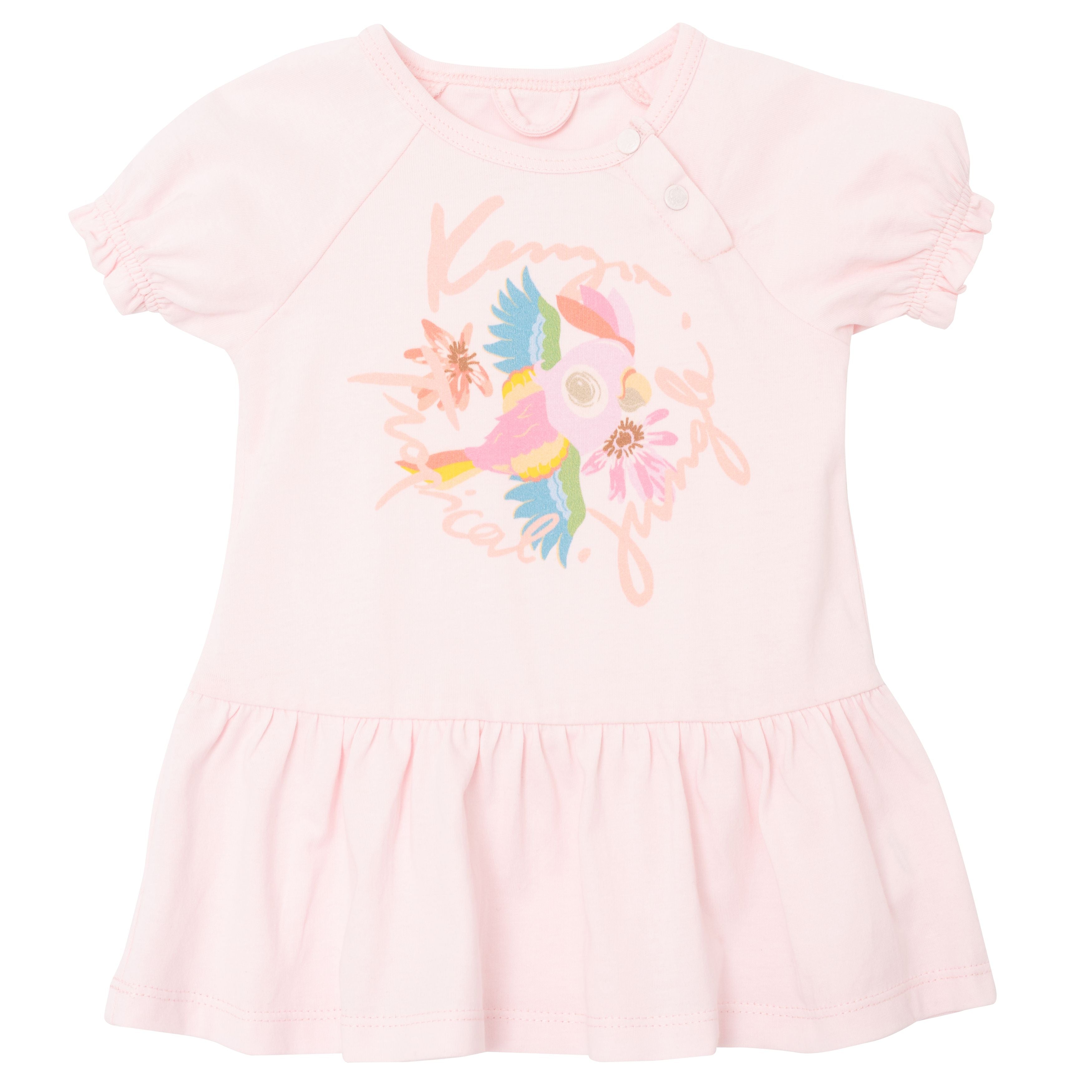 Baby Girls Light Pink Logo Dress Set