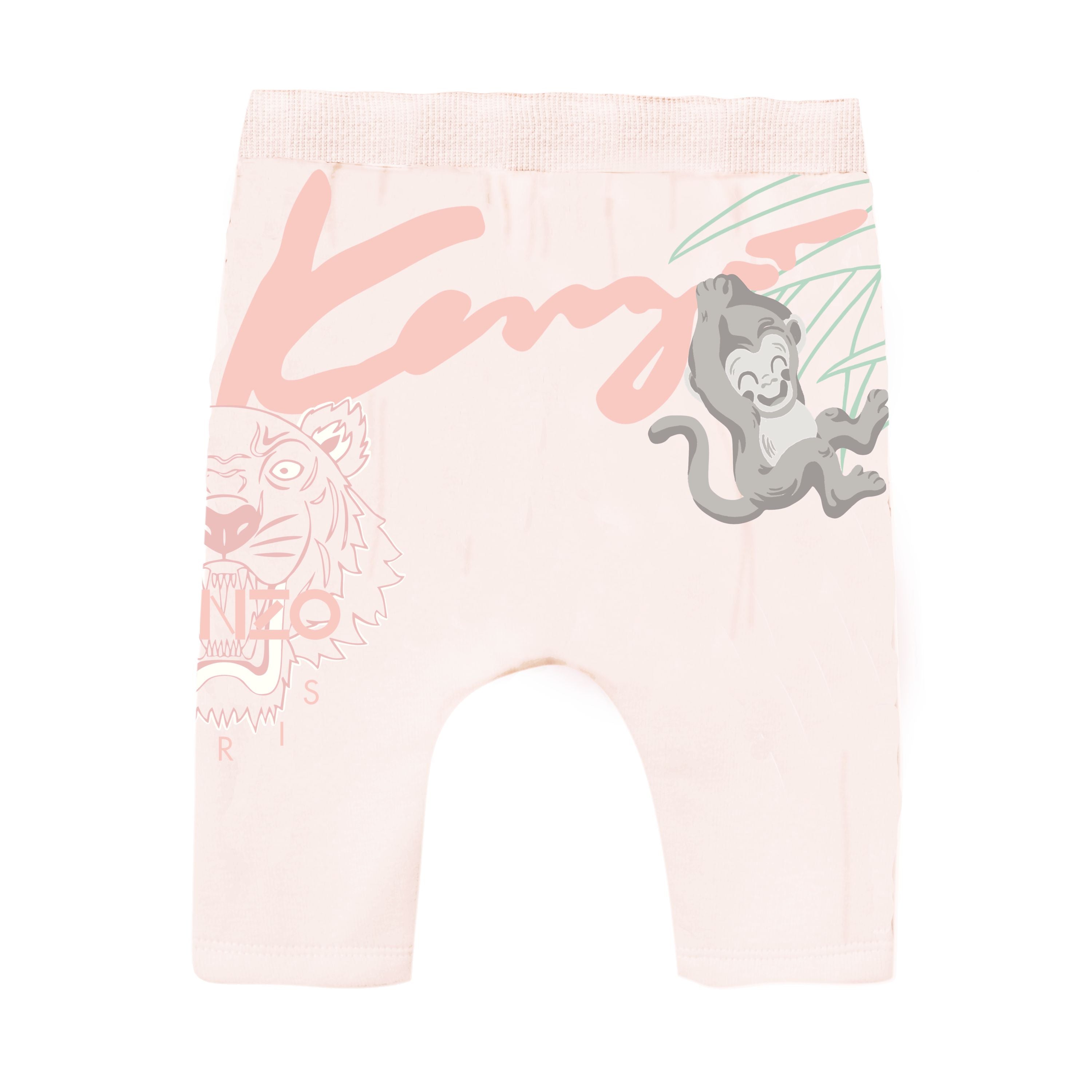 Baby Girls Pink Printing Cotton Set