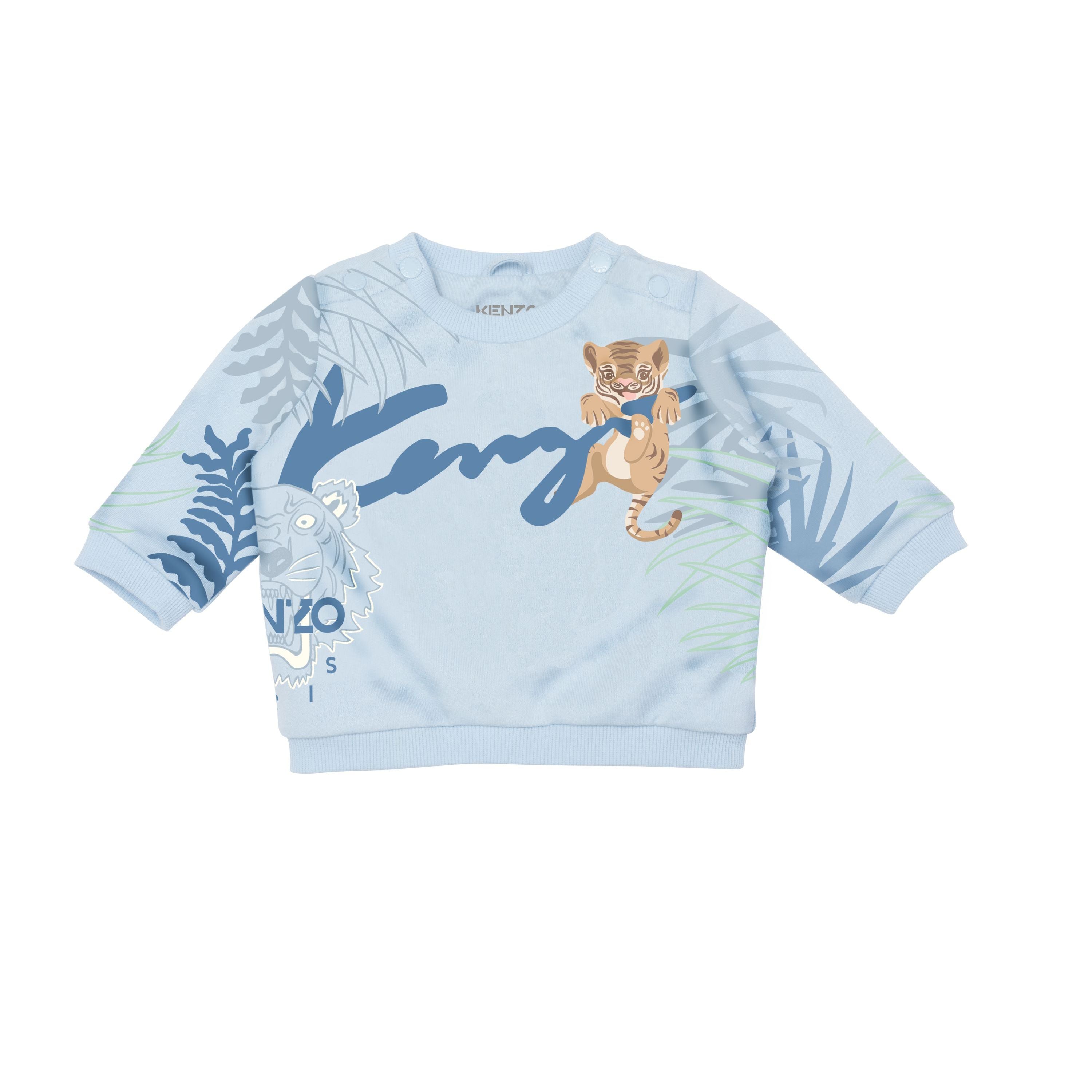 Baby Boys Blue Printing Cotton Set