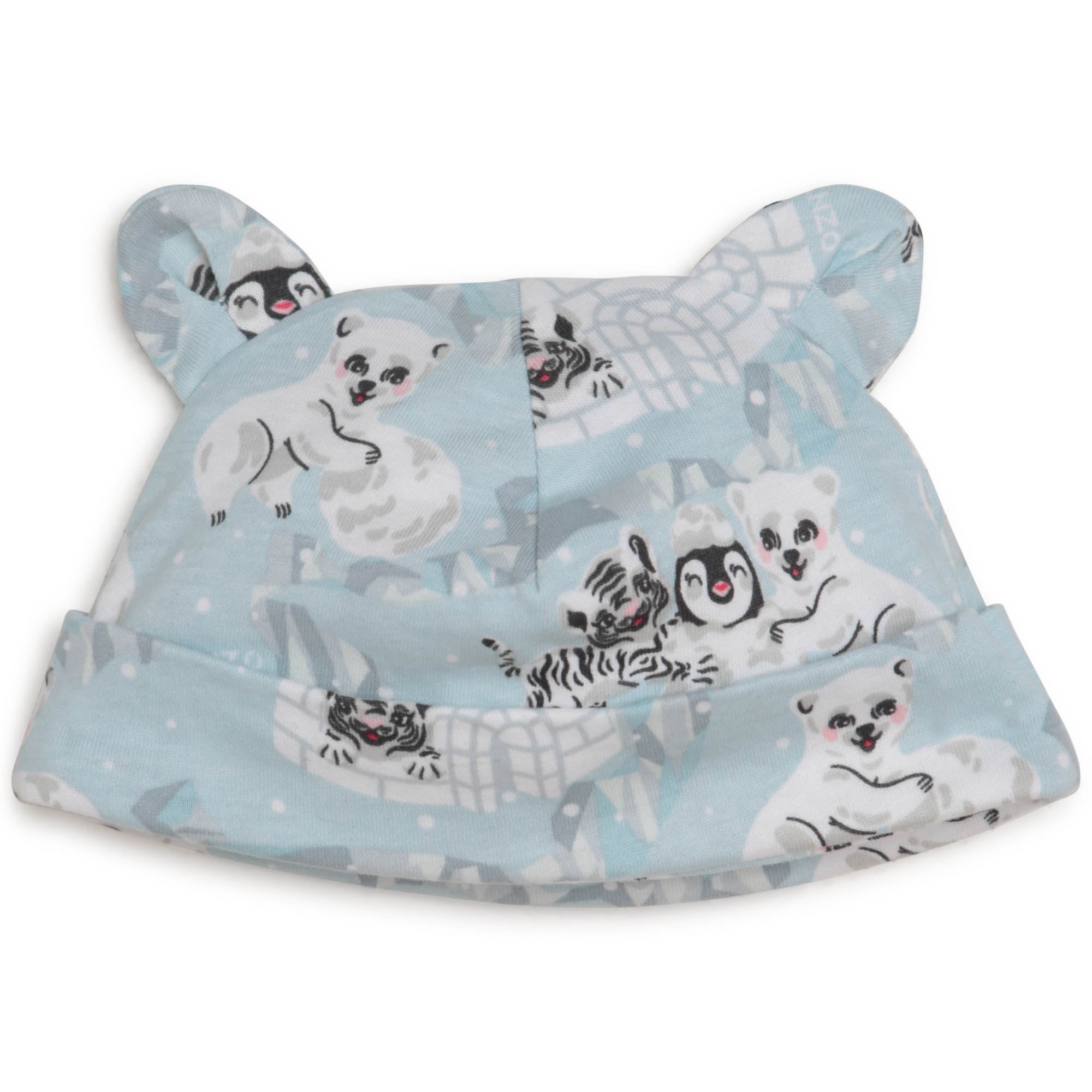 Baby Boys Blue Cotton Babysuit Set