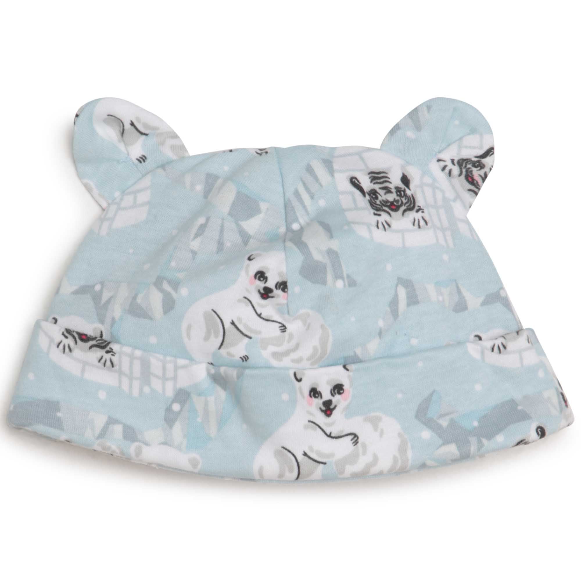 Baby Boys Blue Cotton Babysuit Set
