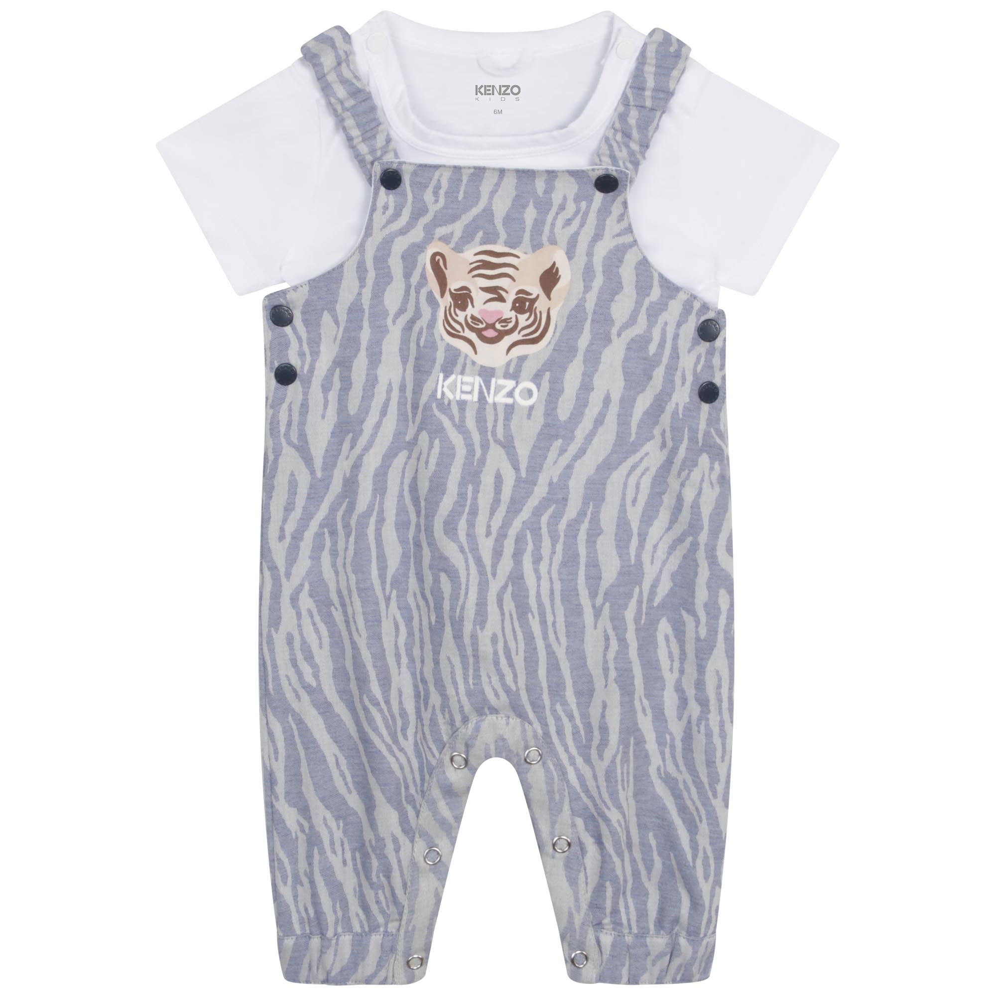 Baby Boys Blue T-Shirt & Jumpsuit Set