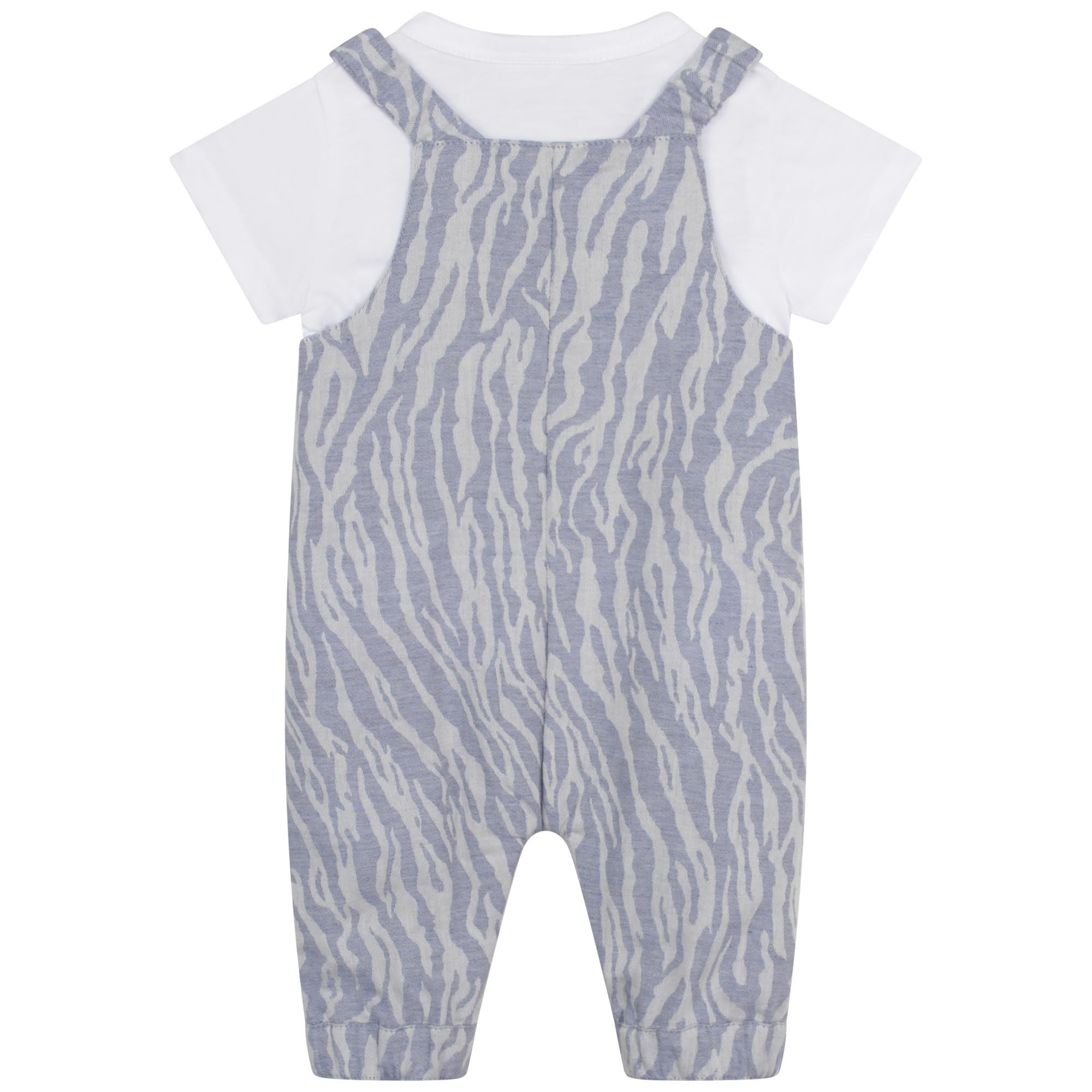 Baby Boys Blue T-Shirt & Jumpsuit Set