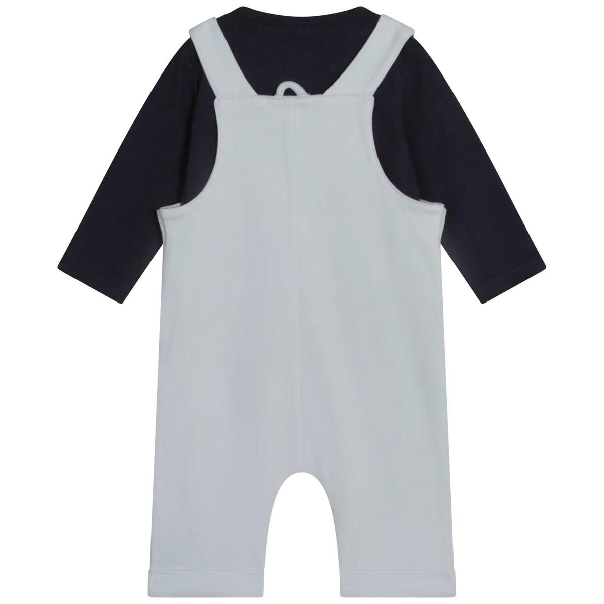 Baby Boys Blue Cotton Set