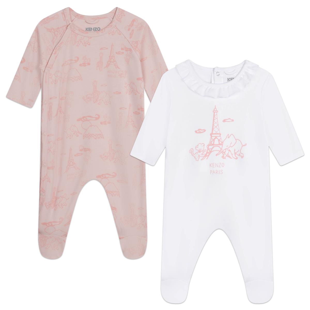 Baby Girls Pink Babysuit Set
