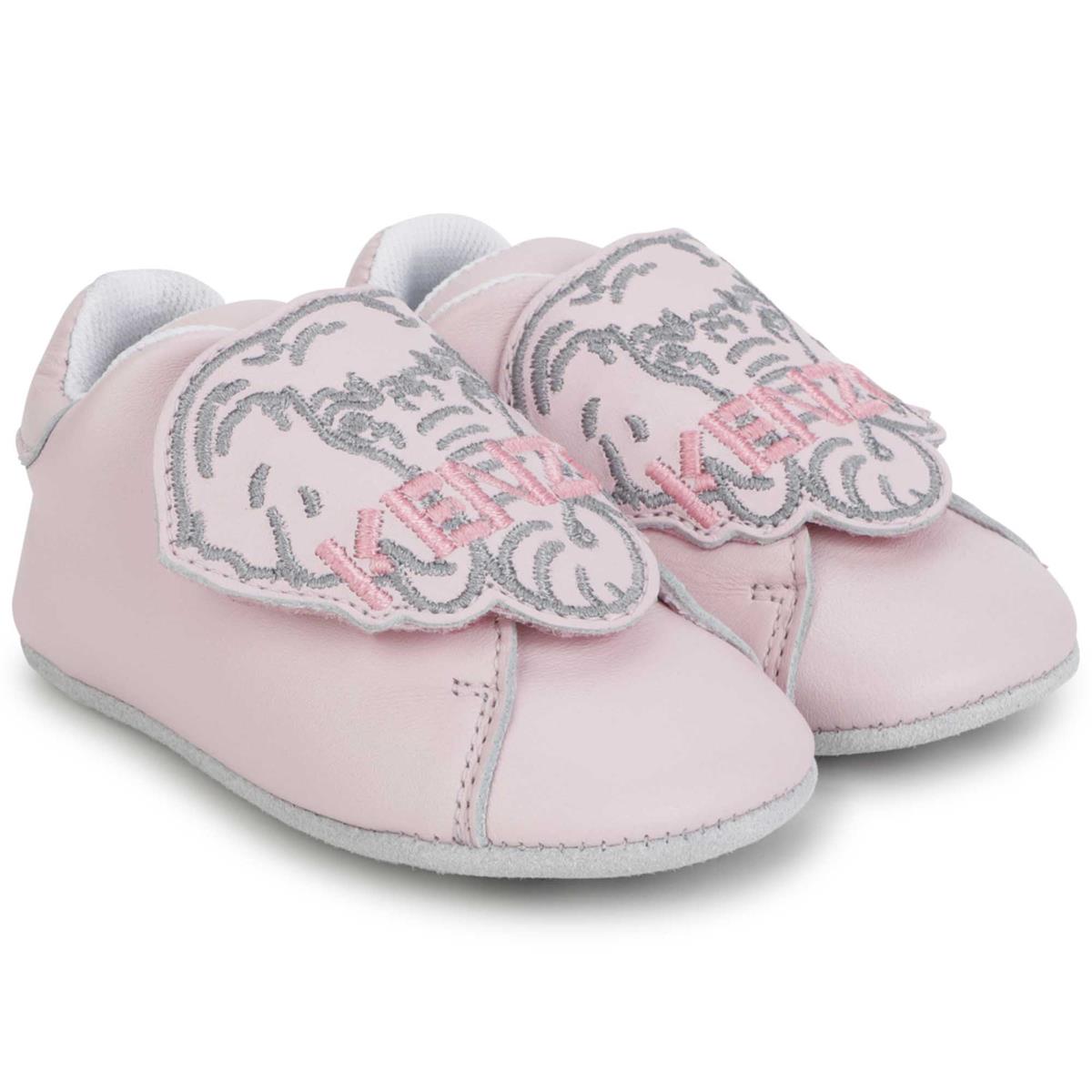 Baby Girls Pink Logo Shoes