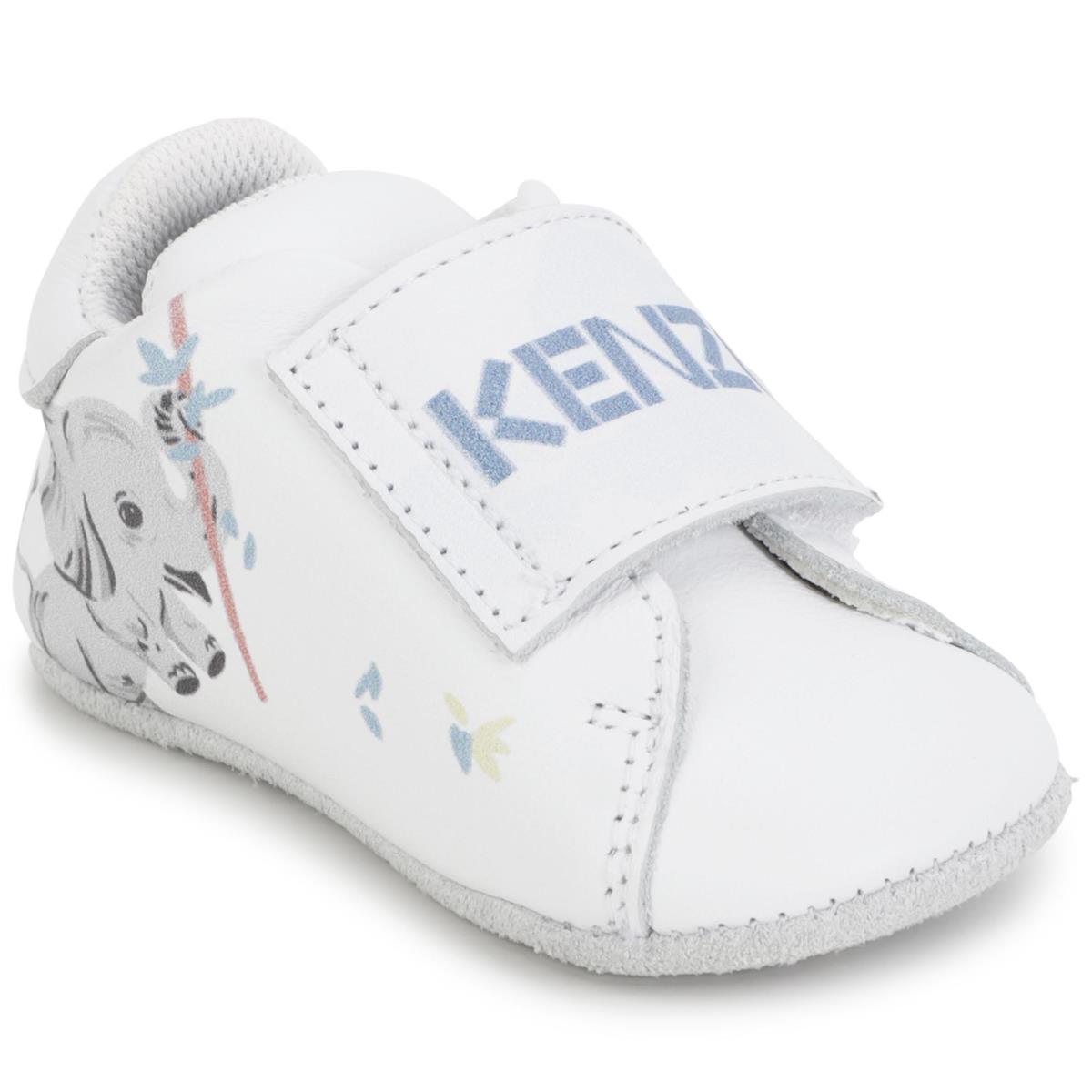 Baby Boys & Girls White Logo Shoes