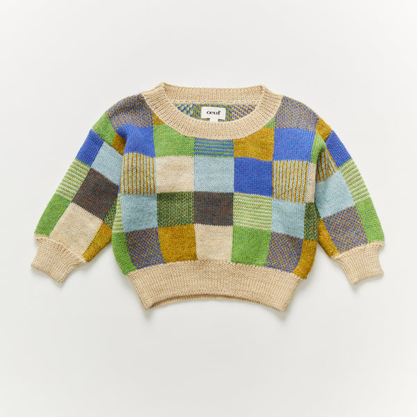 Boys & Girls Beige Alpaca Sweater