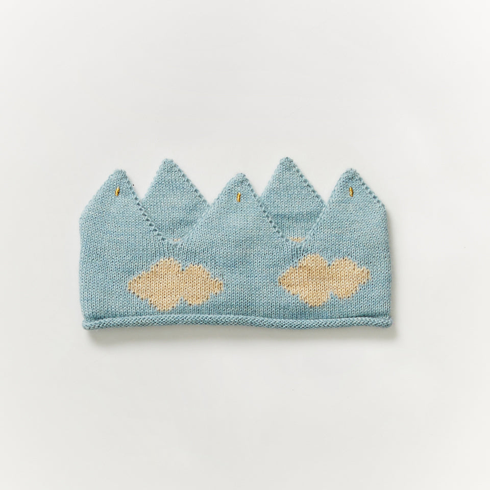 Boys & Girls Blue Alpaca Crown