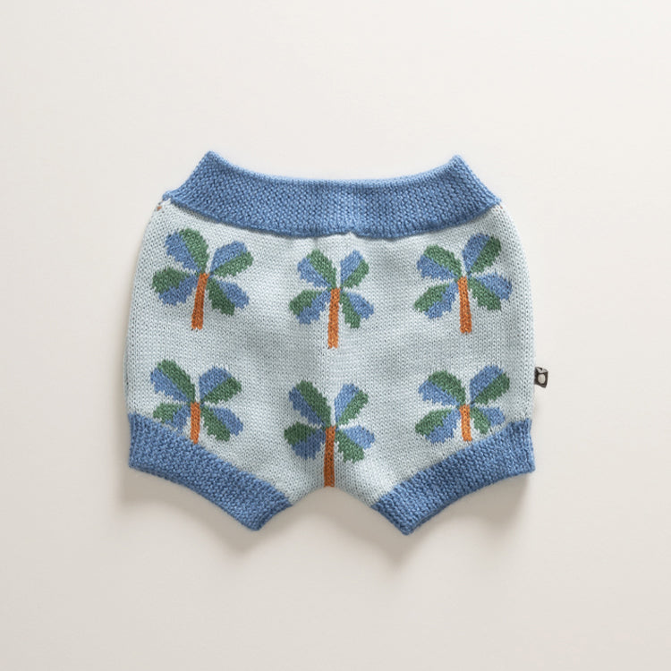 Boys & Girls Blue Knit Shorts
