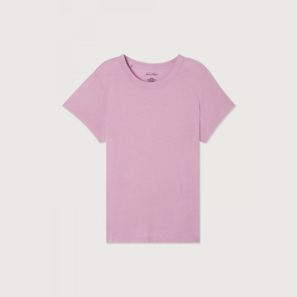 Boys & Girls Mauve Cotton T-Shirt