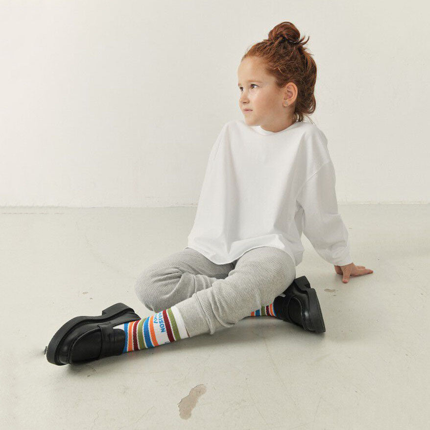 Boys & Girls White Cotton T-Shirt