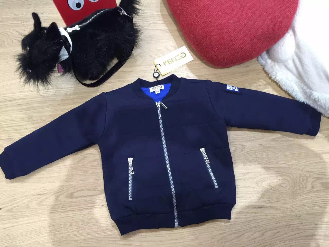 Baby Boys Navy Blue Zip-up Jacket - CÉMAROSE | Children's Fashion Store
