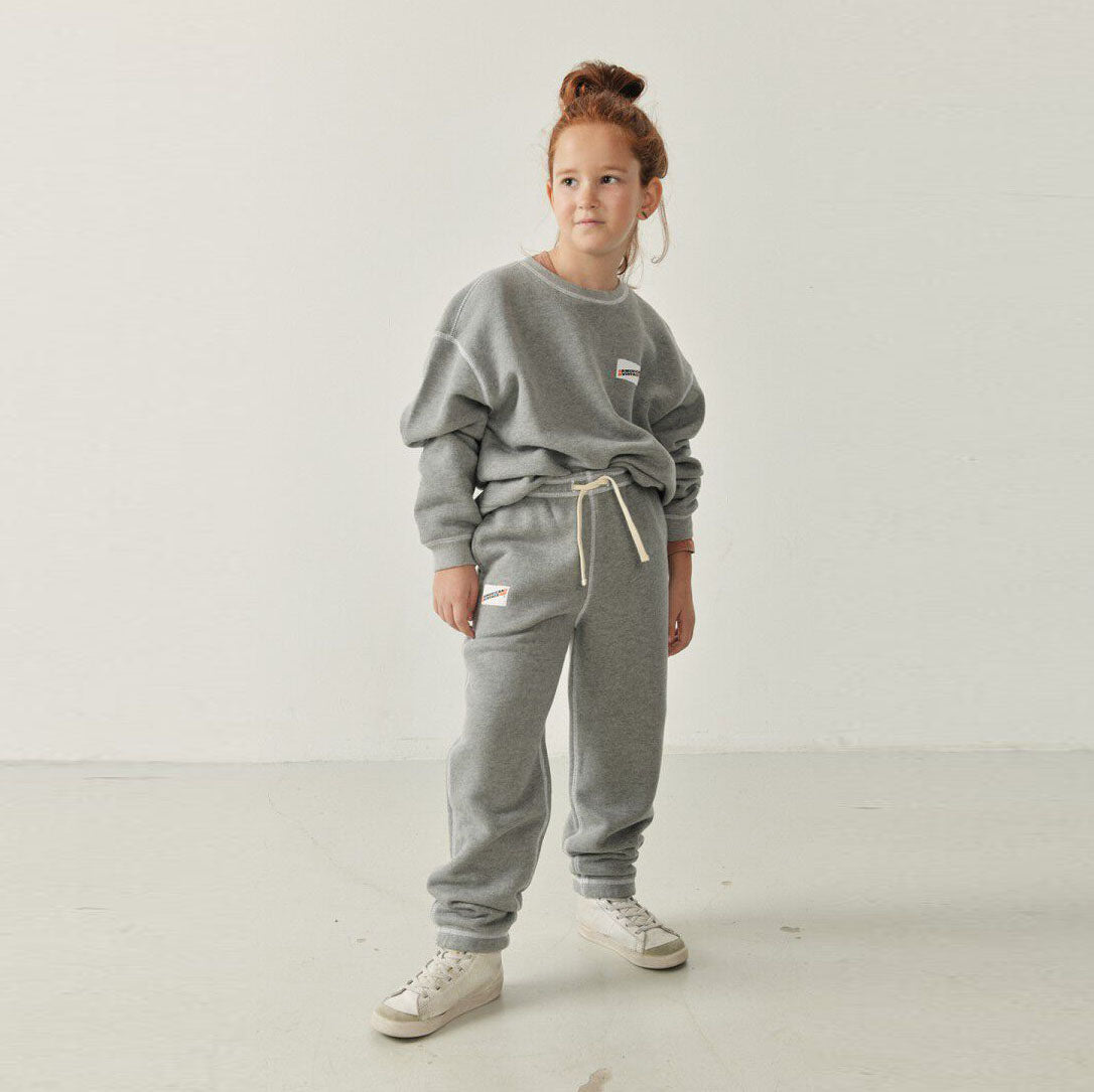 Boys & Girls Grey Cotton Trousers