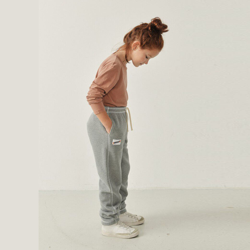 Boys & Girls Grey Cotton Trousers